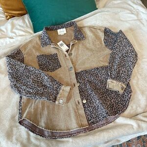 Dry Goods/HYFVE Animal Print Collar Jacket